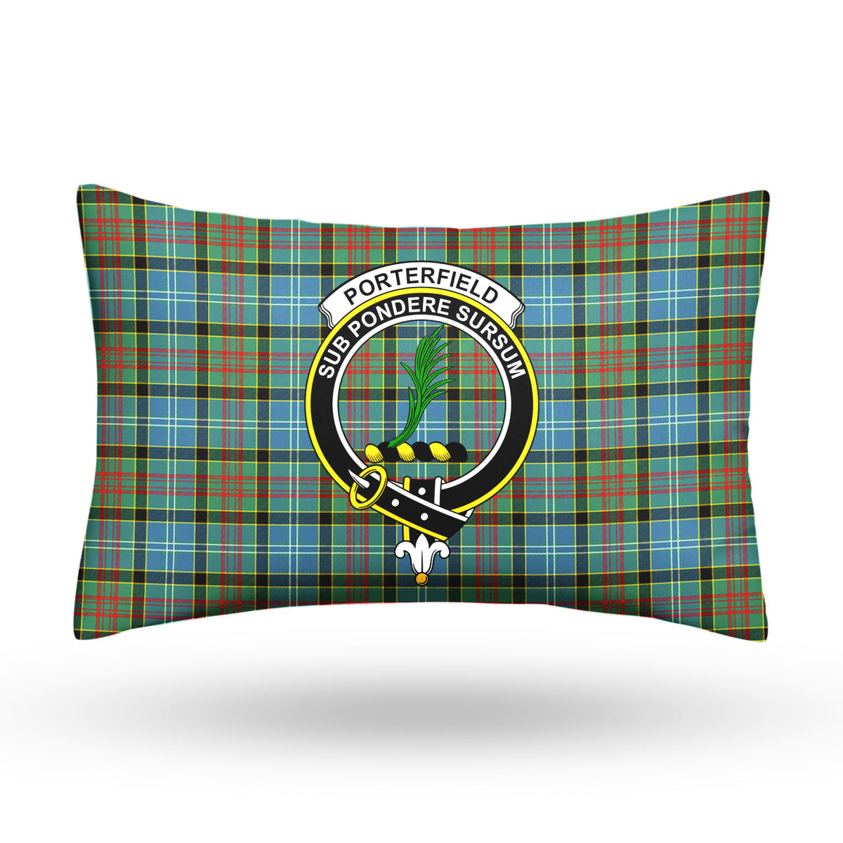 Porterfield Tartan Crest Pillow Cover