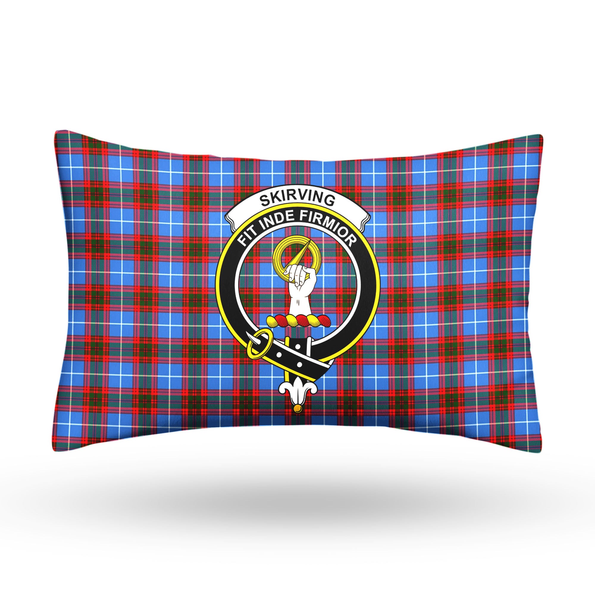 Skirving Tartan Crest Pillow Cover