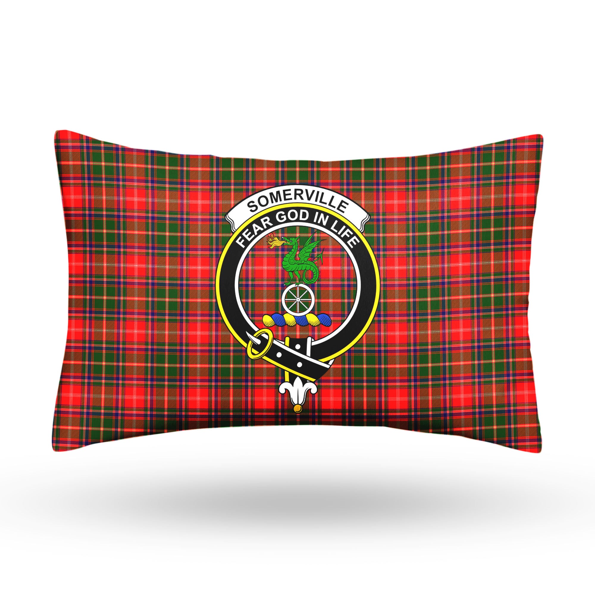 Somerville Tartan Crest Pillow Cover