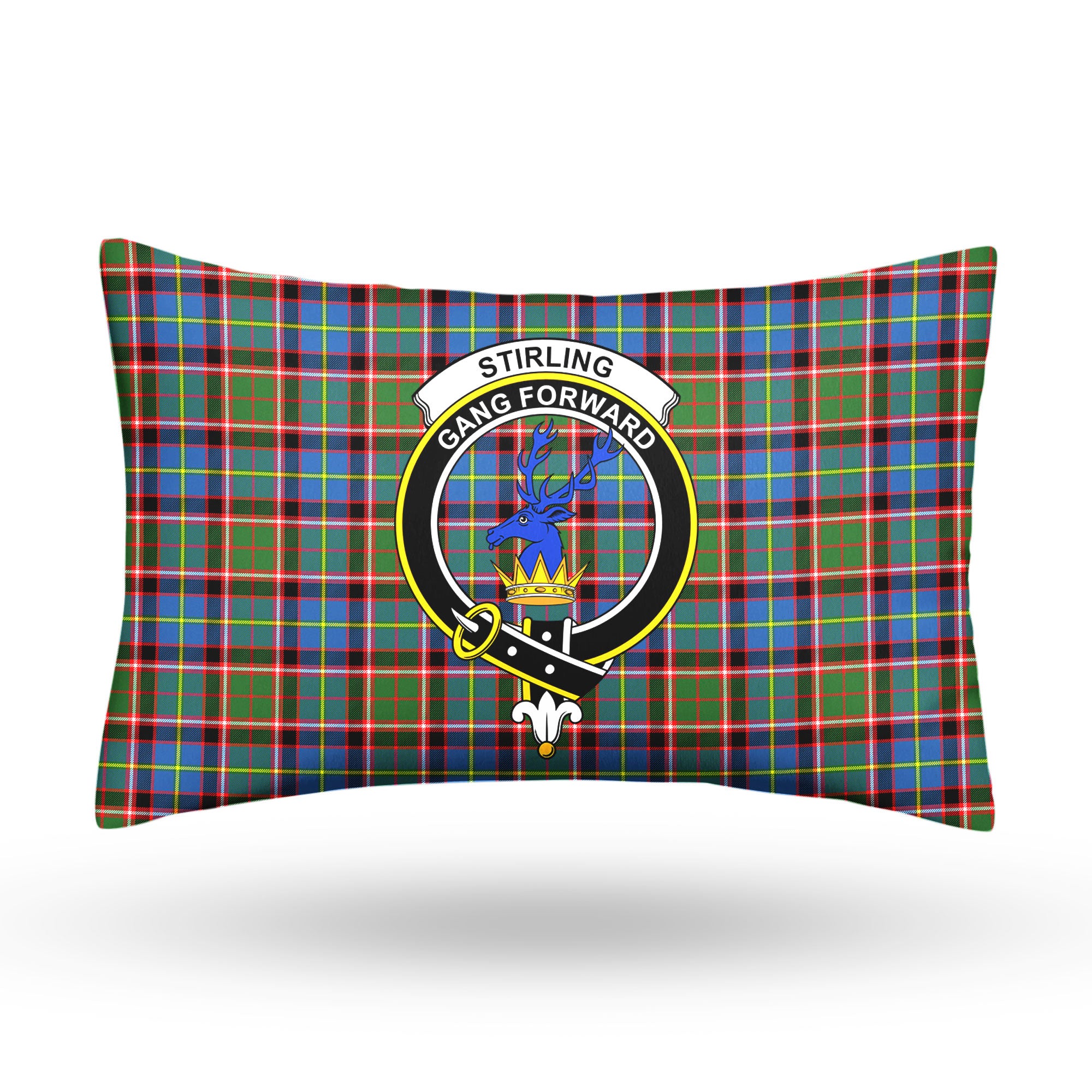 Stirling (of Cadder-Present Chief) Tartan Crest Pillow Cover