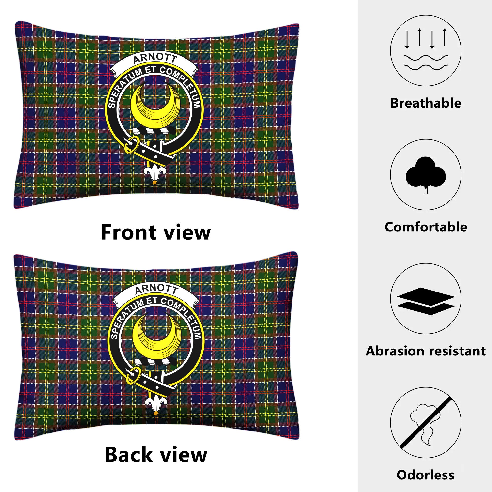 Arnott Tartan Crest Pillow Cover