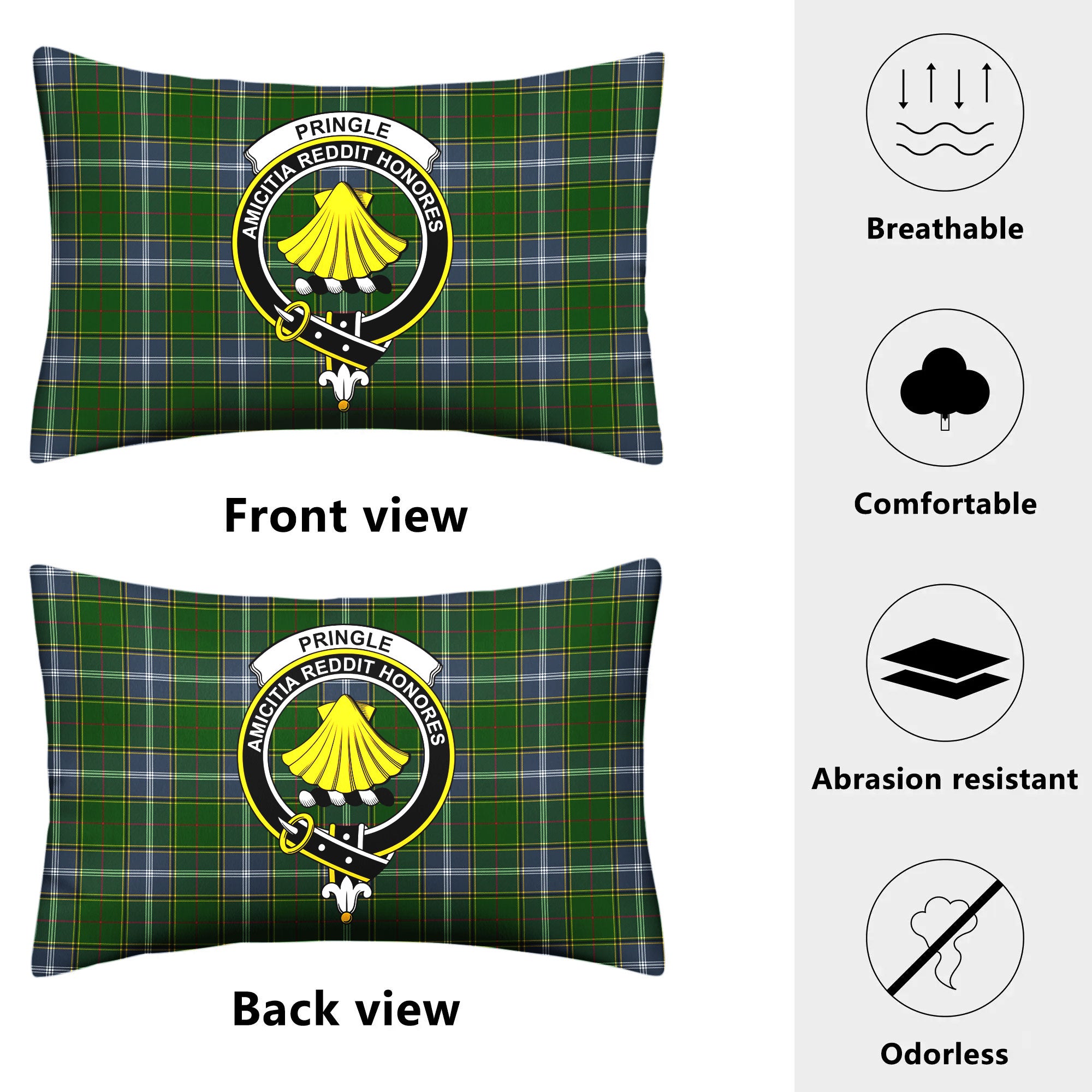 Pringle Tartan Crest Pillow Cover