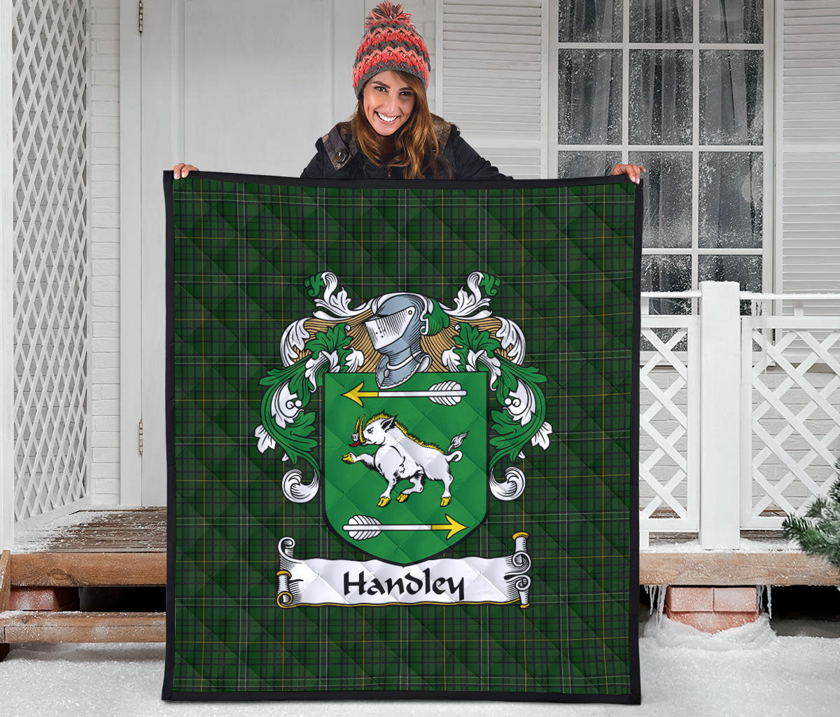 Handley Tartan Crest Quilt