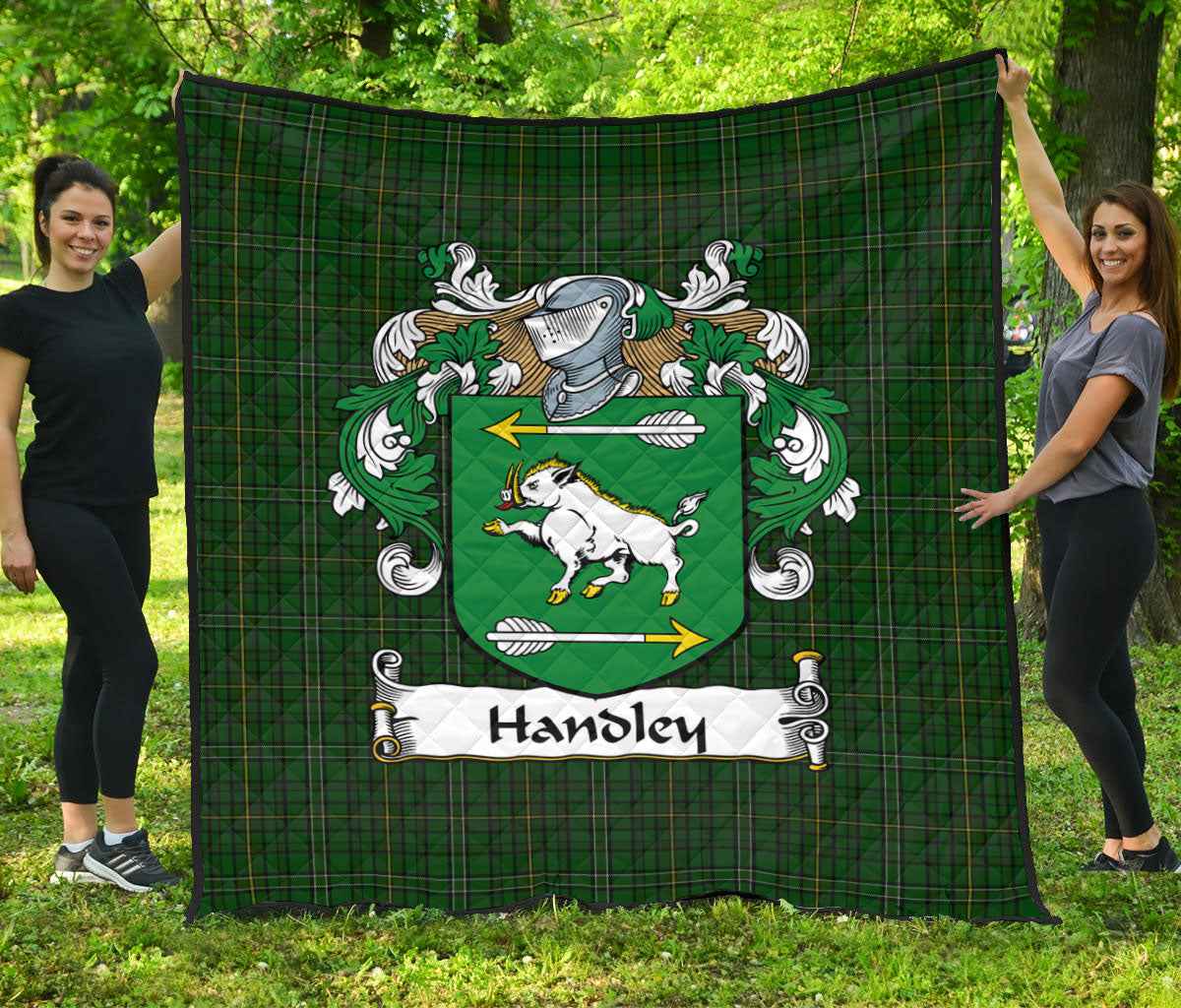 Handley Tartan Crest Quilt