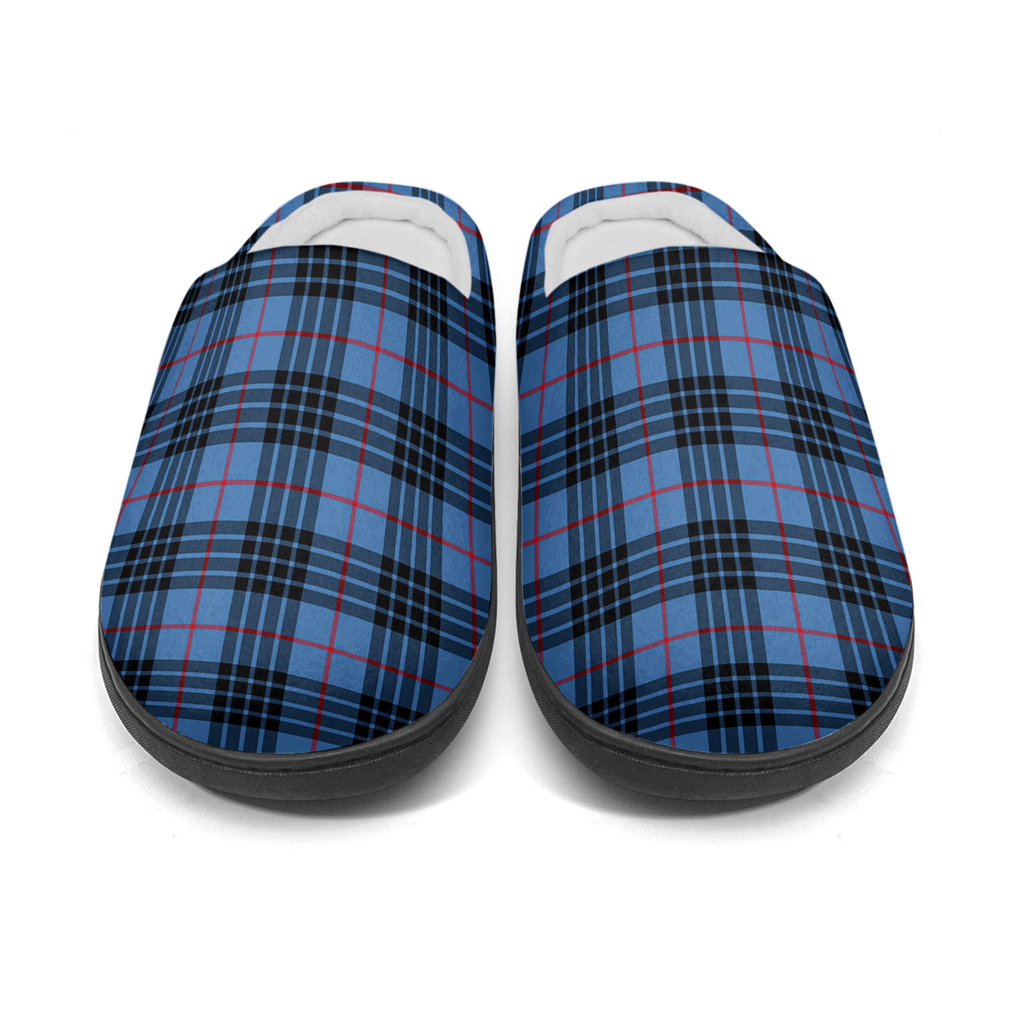 McKay Blue Tartan Slippers