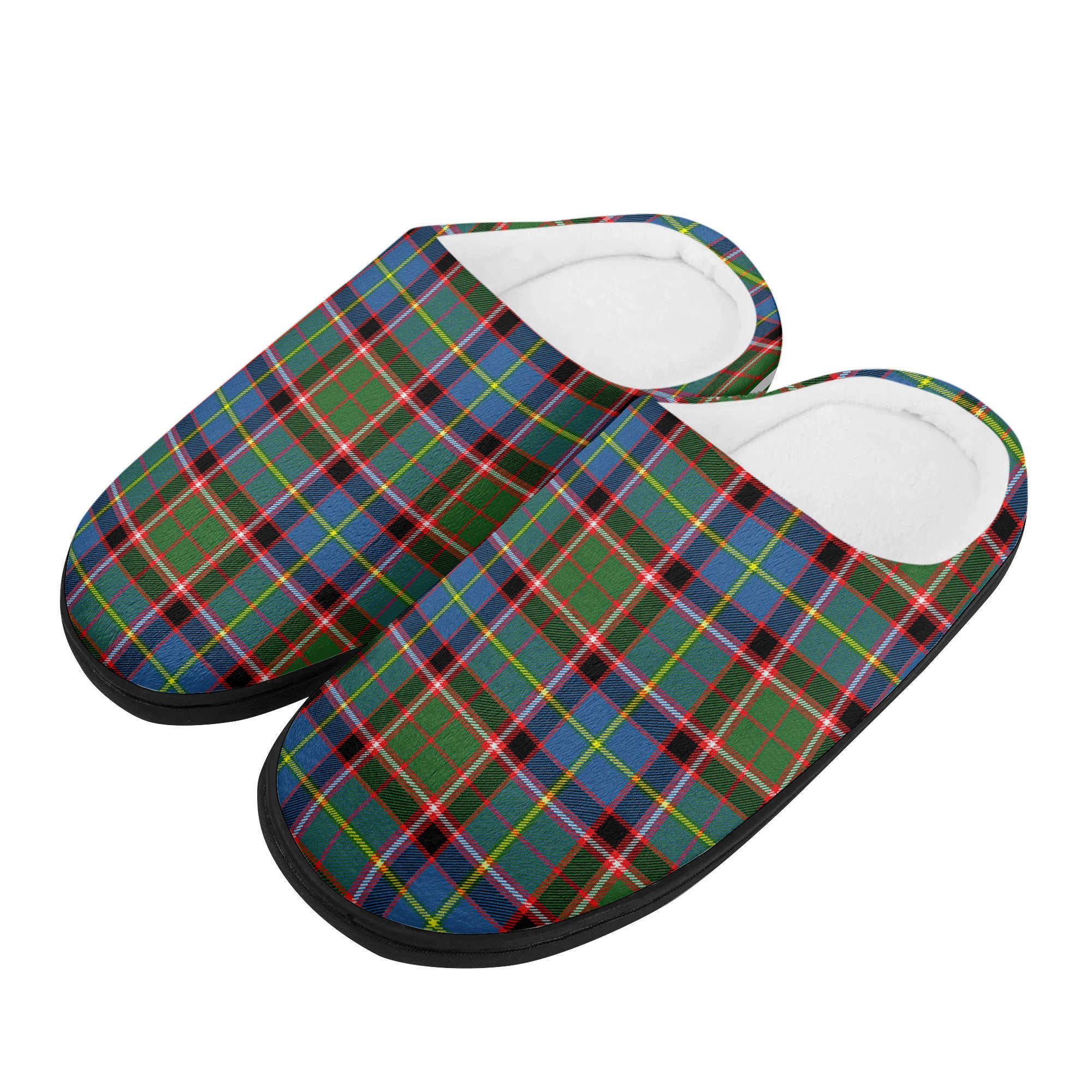 Glass Tartan Slippers