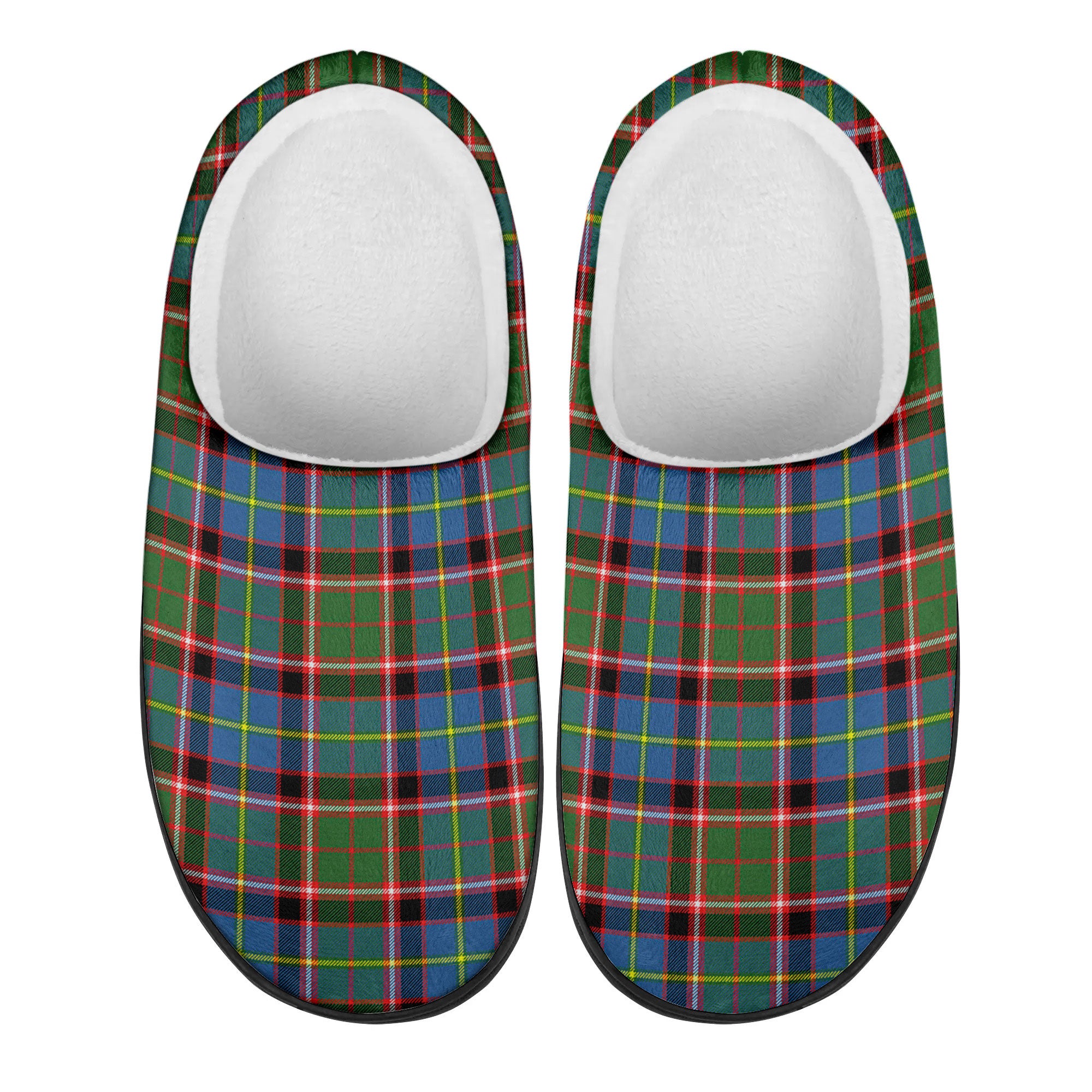 Glass Tartan Slippers