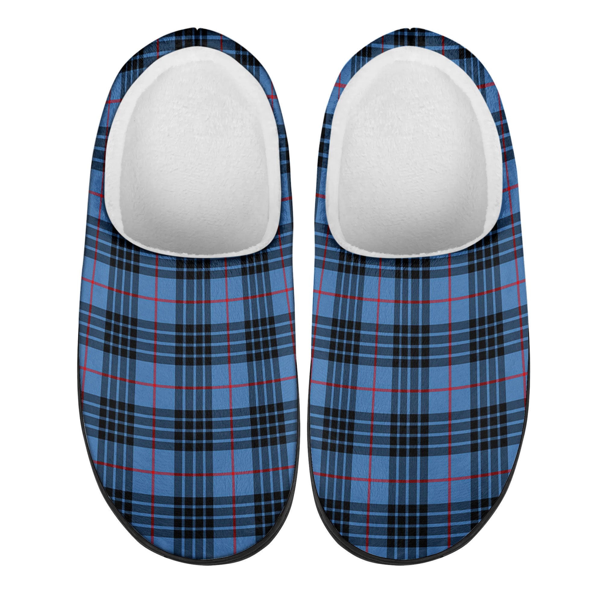 McKay Blue Tartan Slippers