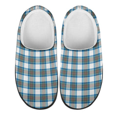 Stewart Muted Blue Tartan Slippers