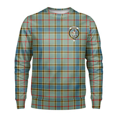 Balfour Blue Tartan Crest Sweatshirt