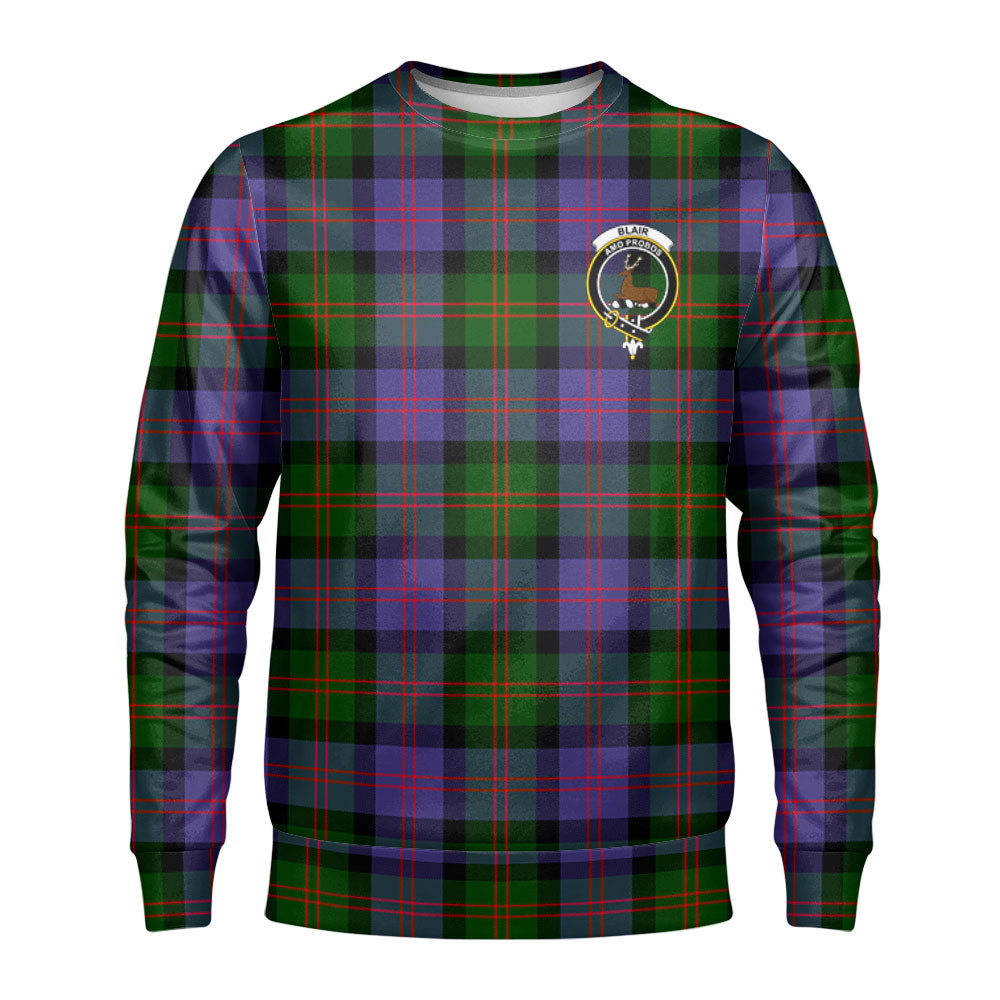 Blair Modern Tartan Crest Sweatshirt