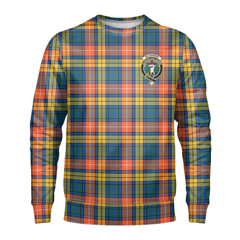 Buchanan Ancient Tartan Crest Sweatshirt