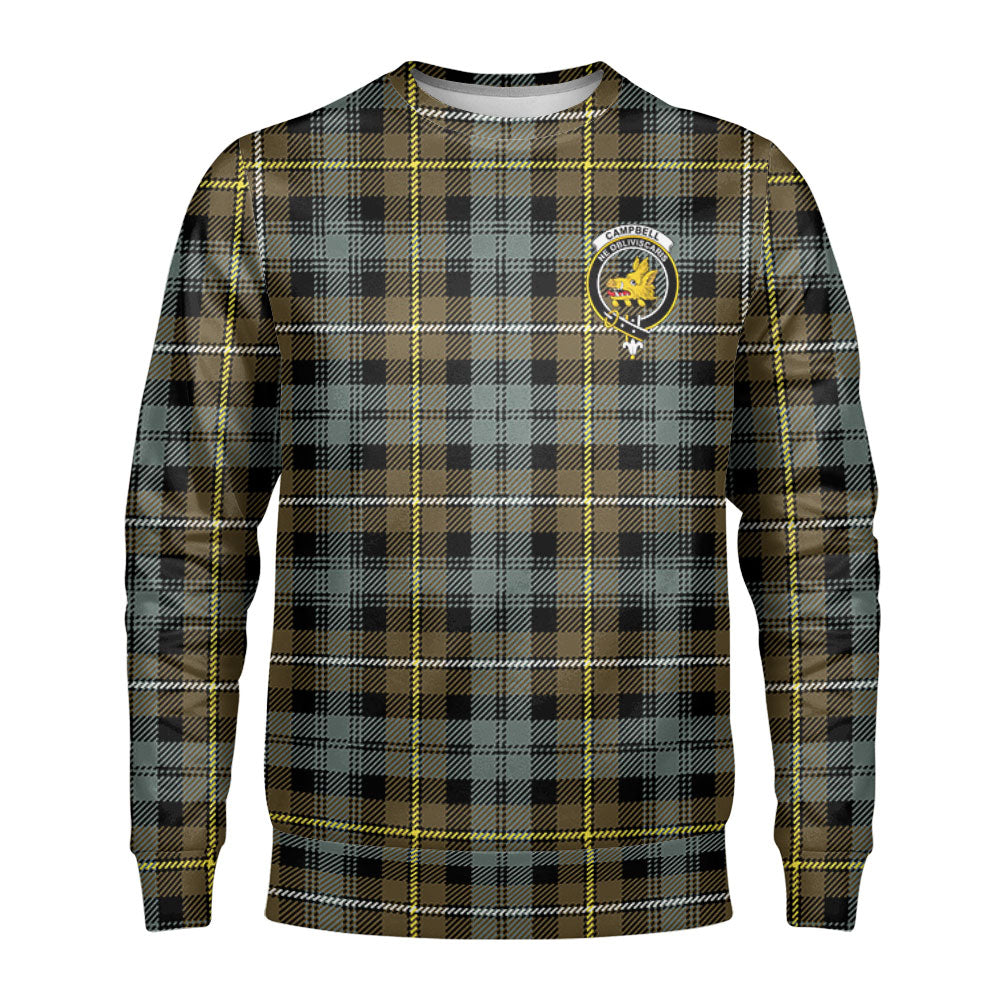 Campbell Argyll Weathered Tartan Crest Sweatshirt