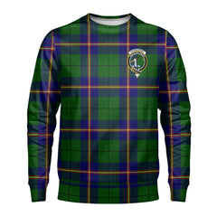 Carmichael Modern Tartan Crest Sweatshirt