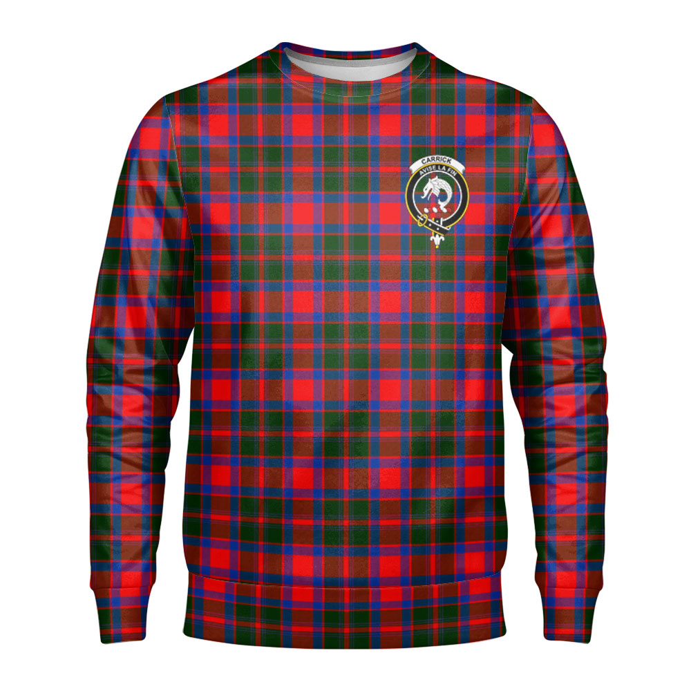 Carrick District Tartan Crest Sweatshirt