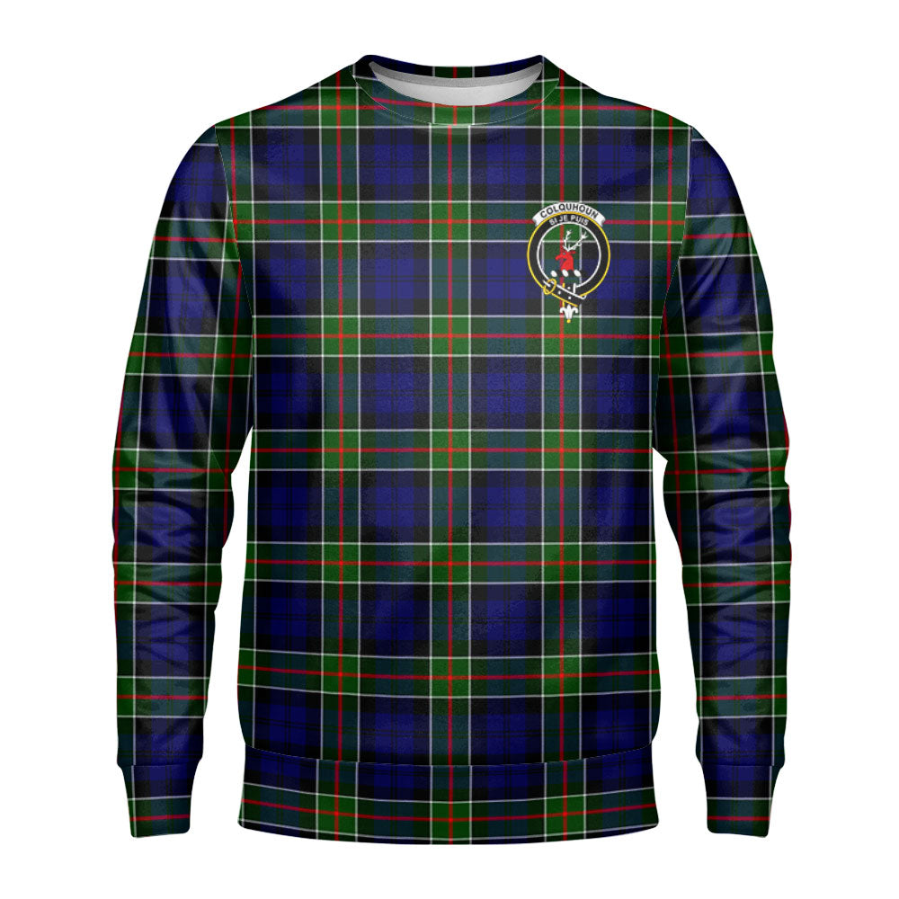 Colquhoun Modern Tartan Crest Sweatshirt