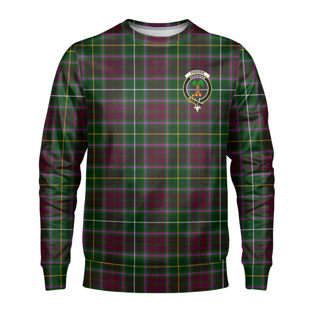 Crosbie Tartan Crest Sweatshirt