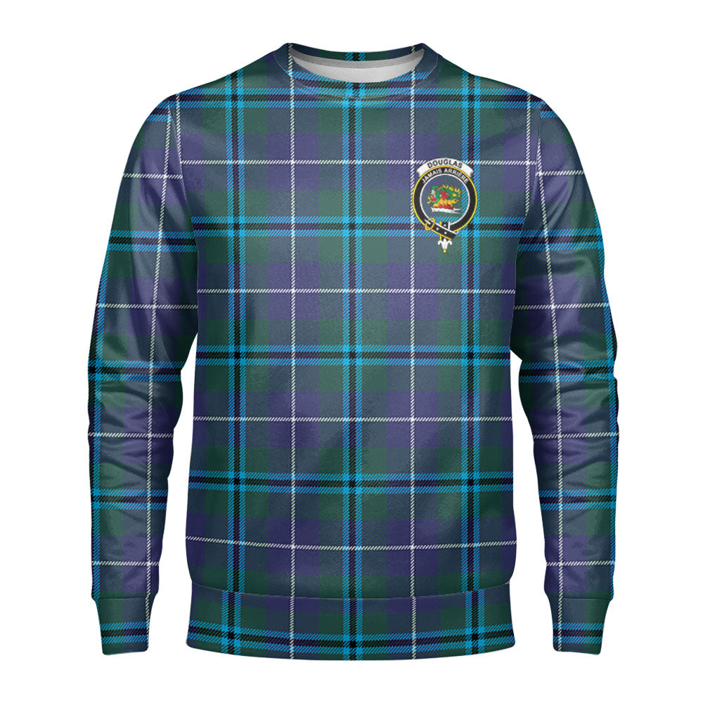 Douglas Modern Tartan Crest Sweatshirt