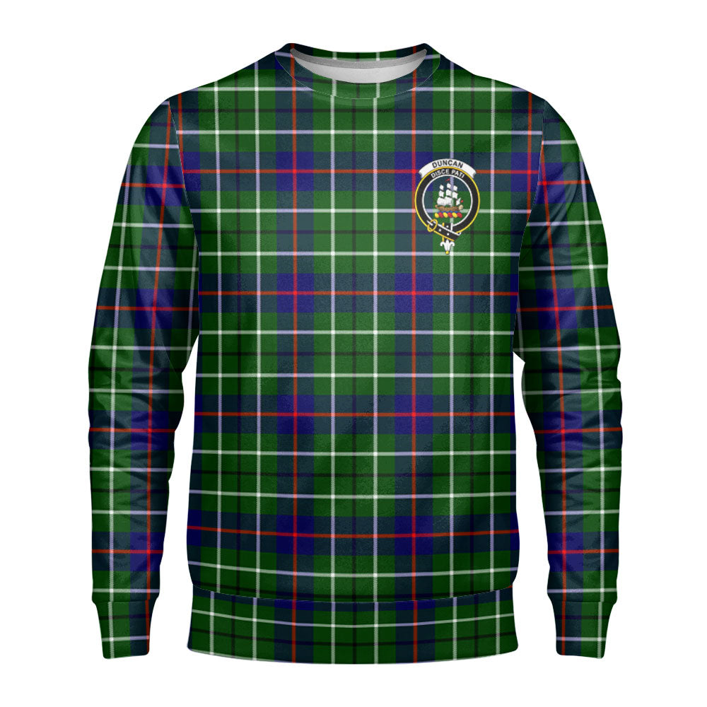 Duncan Modern Tartan Crest Sweatshirt