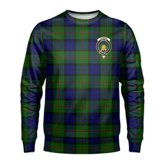 Dundas Modern Tartan Crest Sweatshirt