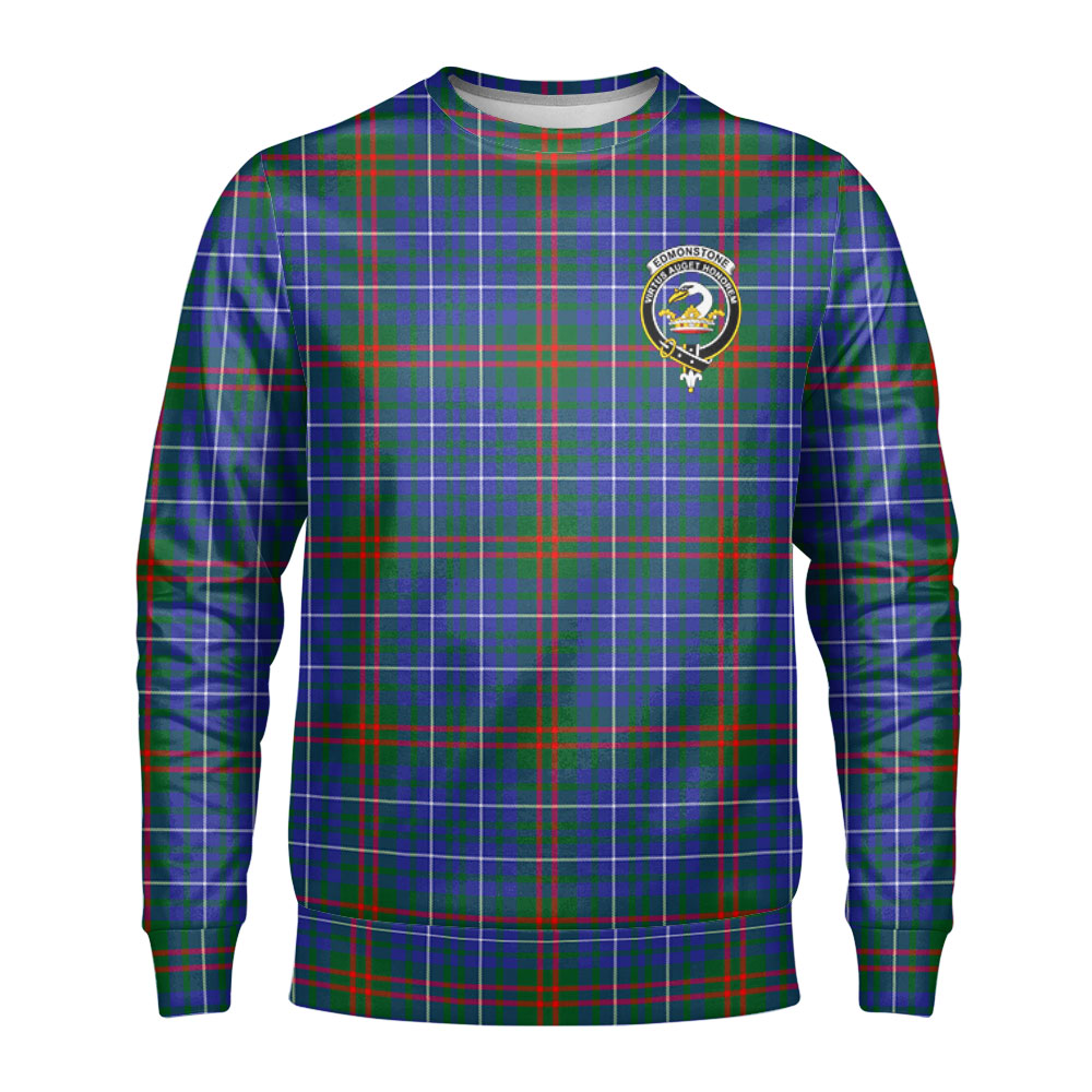 Edmonstone Tartan Crest Sweatshirt