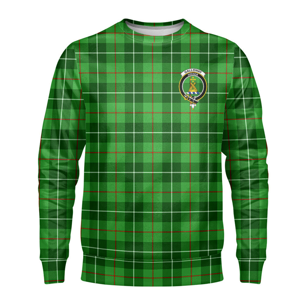 Galloway District Tartan Crest Sweatshirt