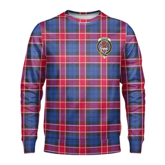 Graham of Menteith Red Tartan Crest Sweatshirt