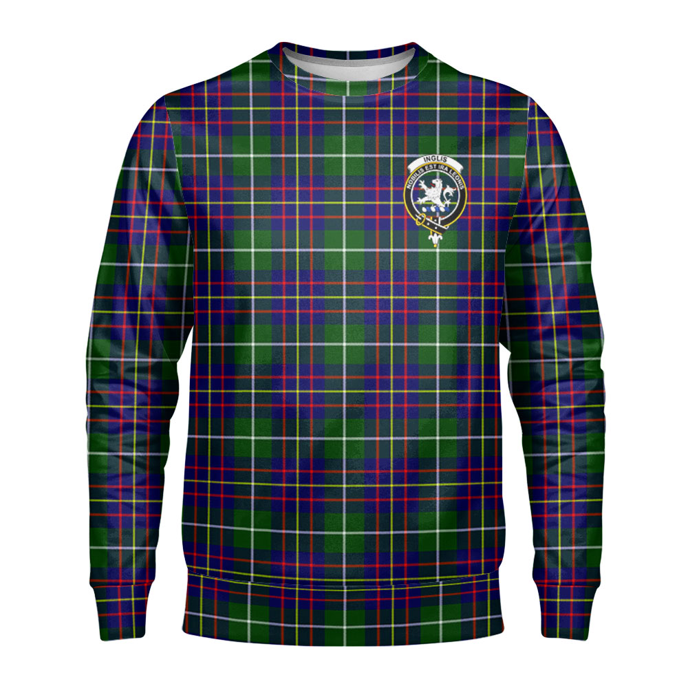 Inglis Modern Tartan Crest Sweatshirt