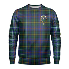 MacInnes Modern Tartan Crest Sweatshirt