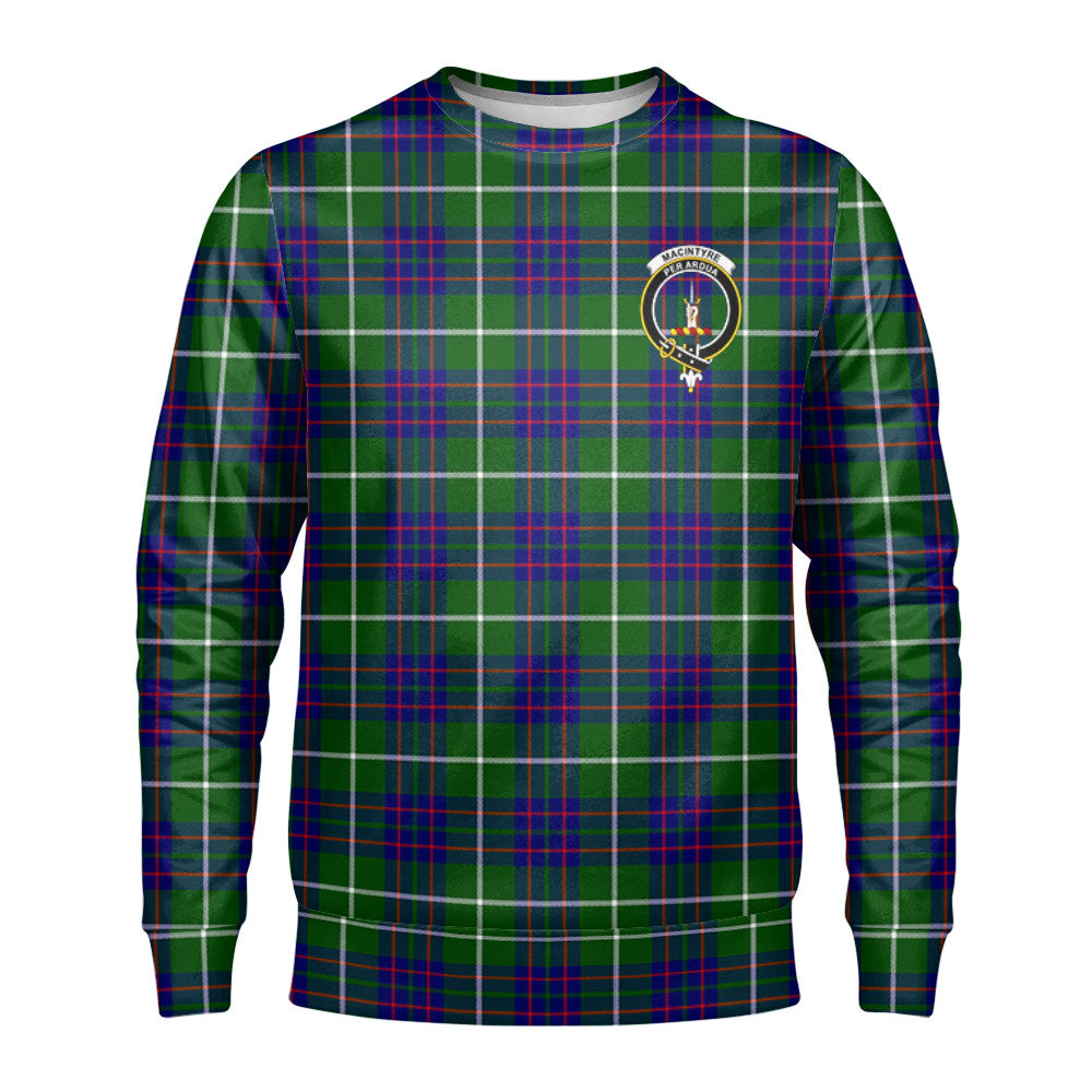 MacIntyre Hunting Modern Tartan Crest Sweatshirt