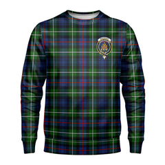 MacKenzie Modern Tartan Crest Sweatshirt