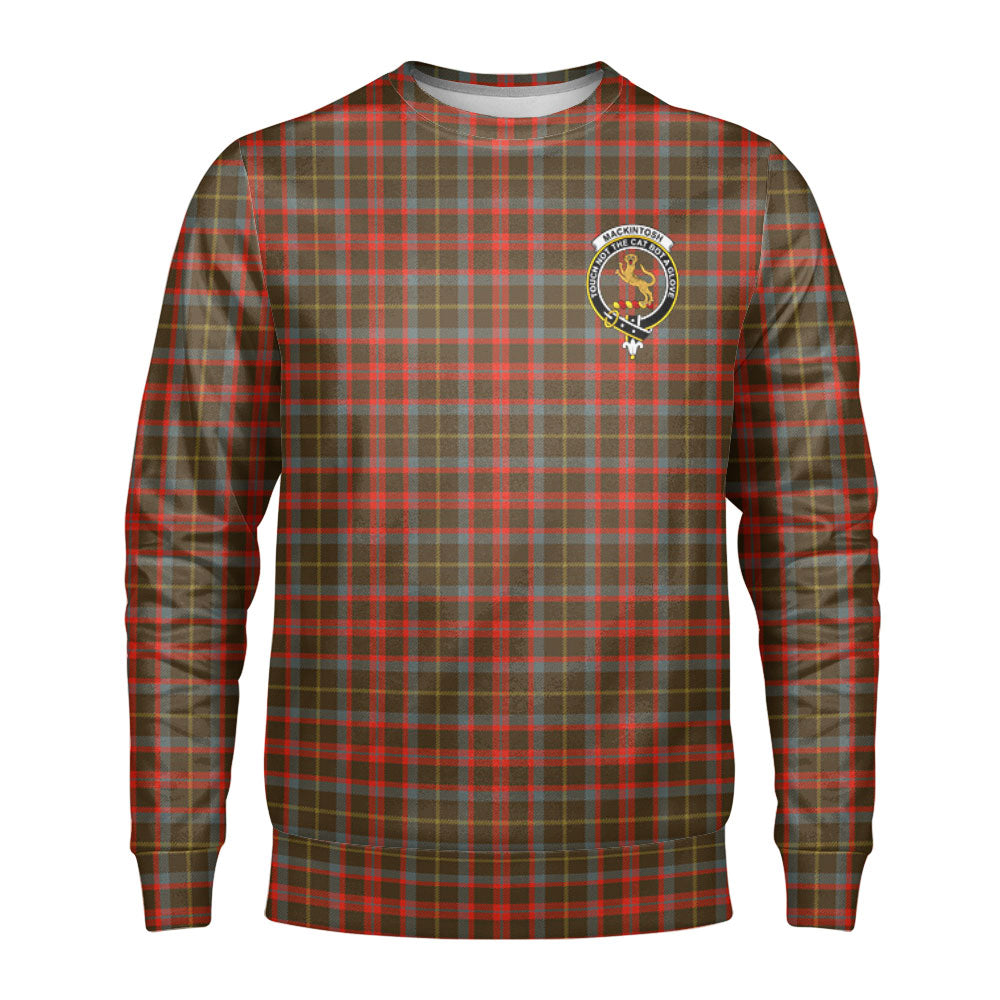 MacKintosh Hunting Weathered Tartan Crest Sweatshirt