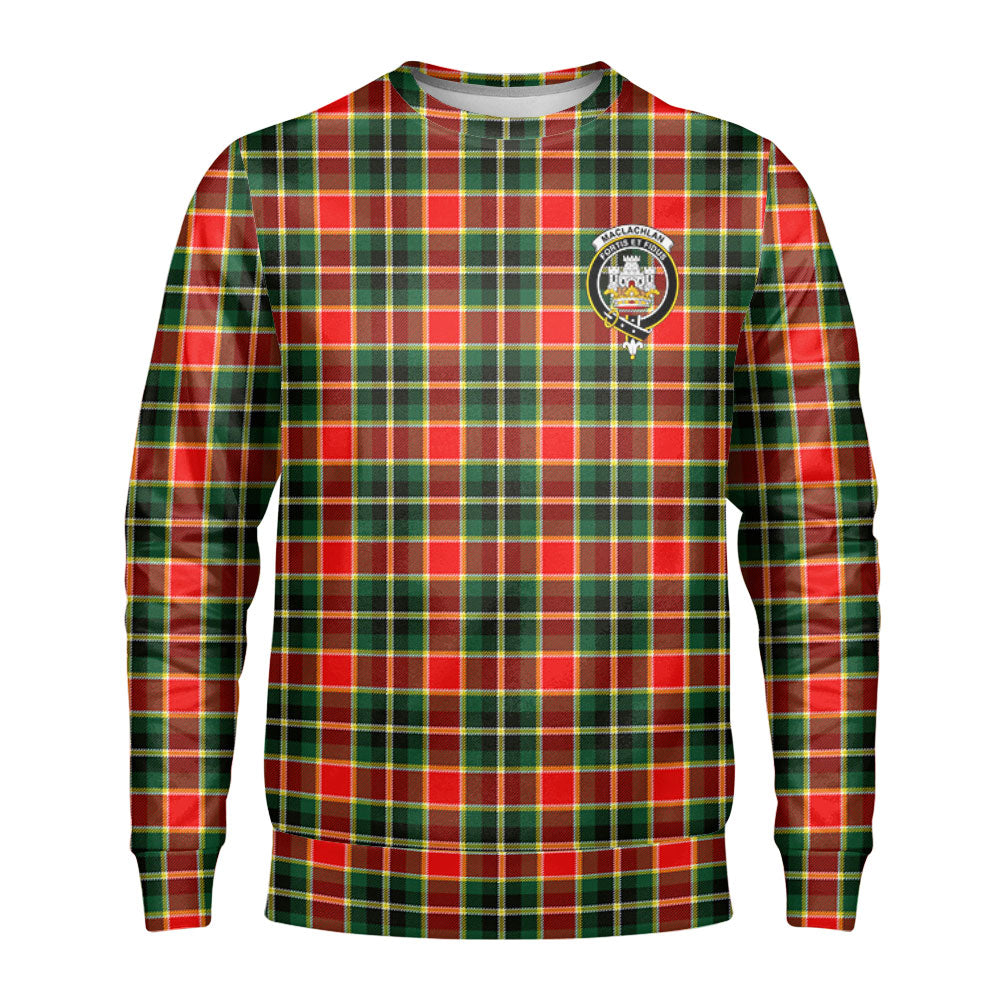 MacLachlan Hunting Modern Tartan Crest Sweatshirt