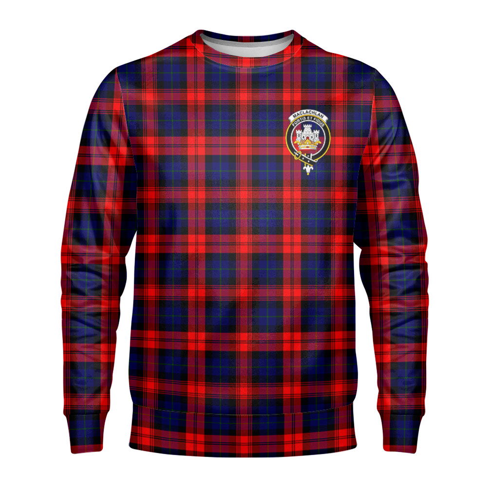 MacLachlan Modern Tartan Crest Sweatshirt