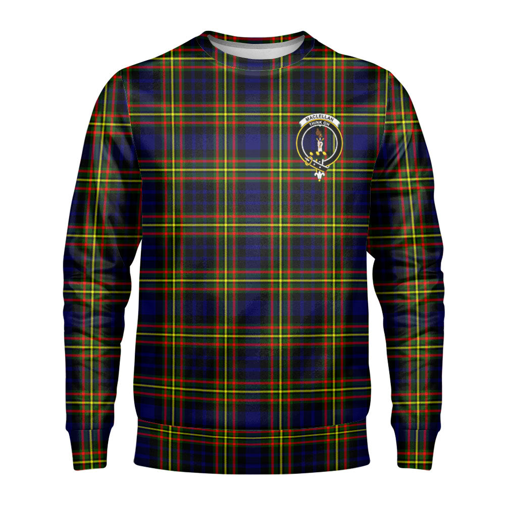 MacLellan Modern Tartan Crest Sweatshirt