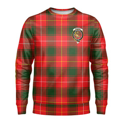 MacPhee Modern Tartan Crest Sweatshirt