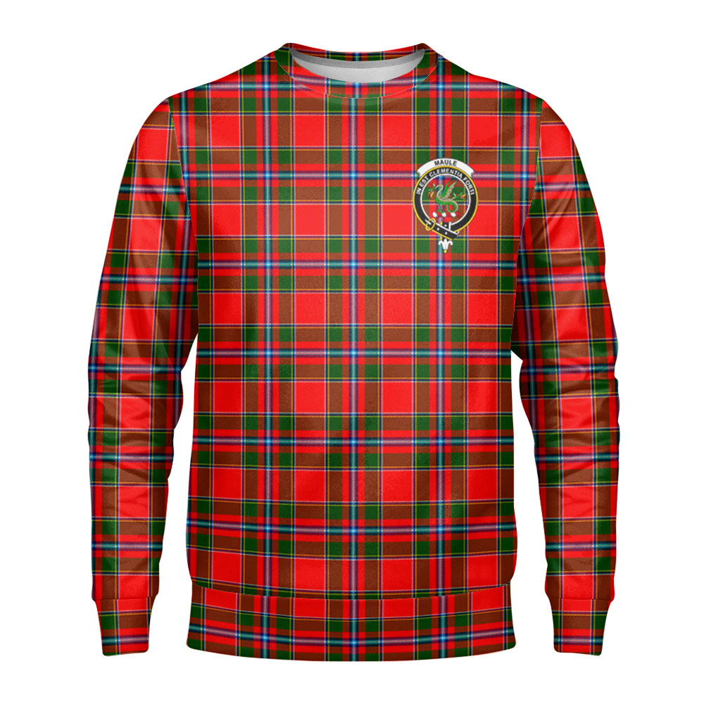 Maule Tartan Crest Sweatshirt