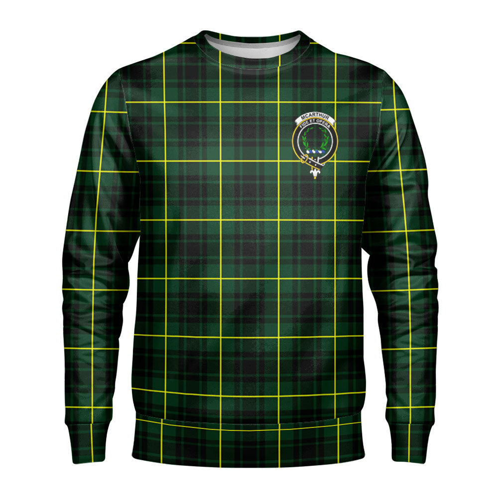 McArthur Modern Tartan Crest Sweatshirt