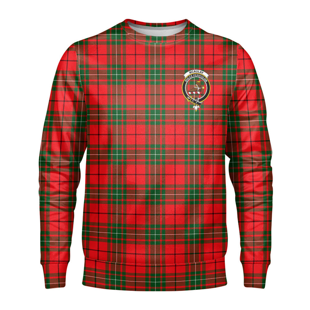 McAulay Modern Tartan Crest Sweatshirt