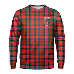 McDuff Modern Tartan Crest Sweatshirt