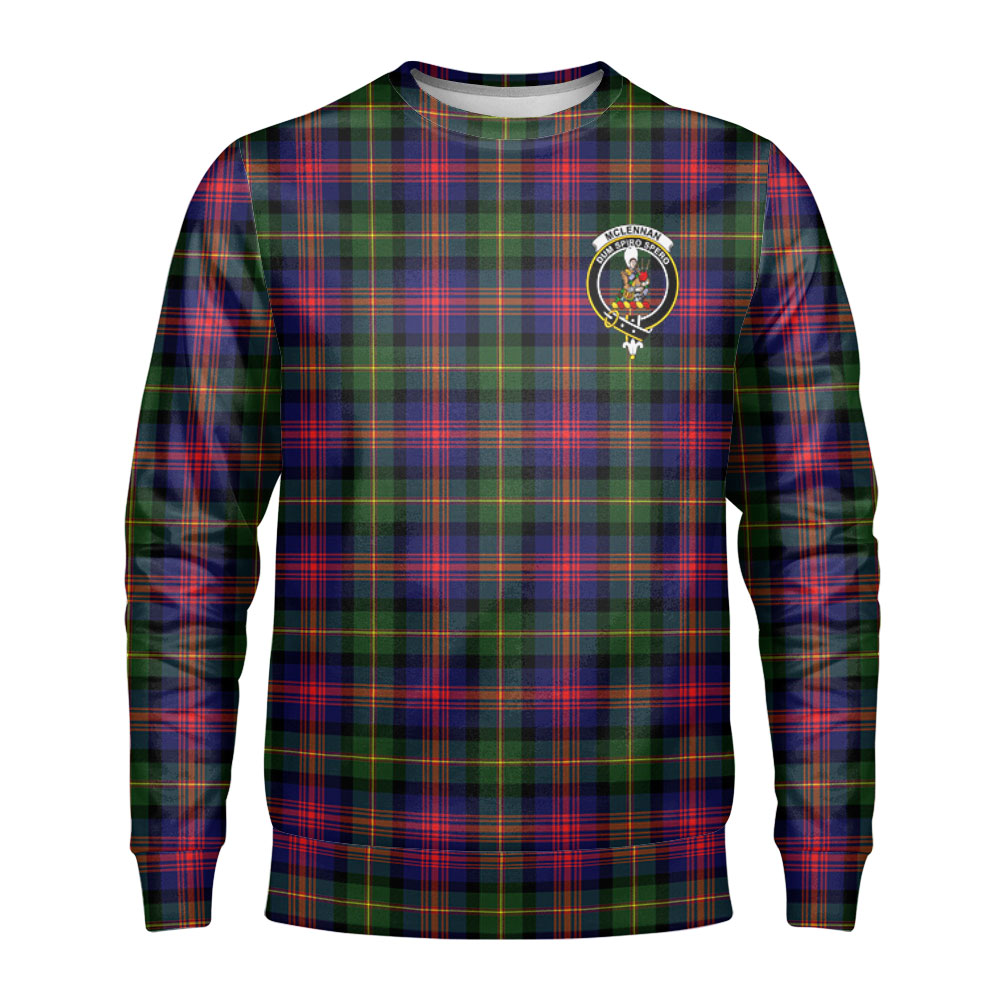 McLennan Modern Tartan Crest Sweatshirt