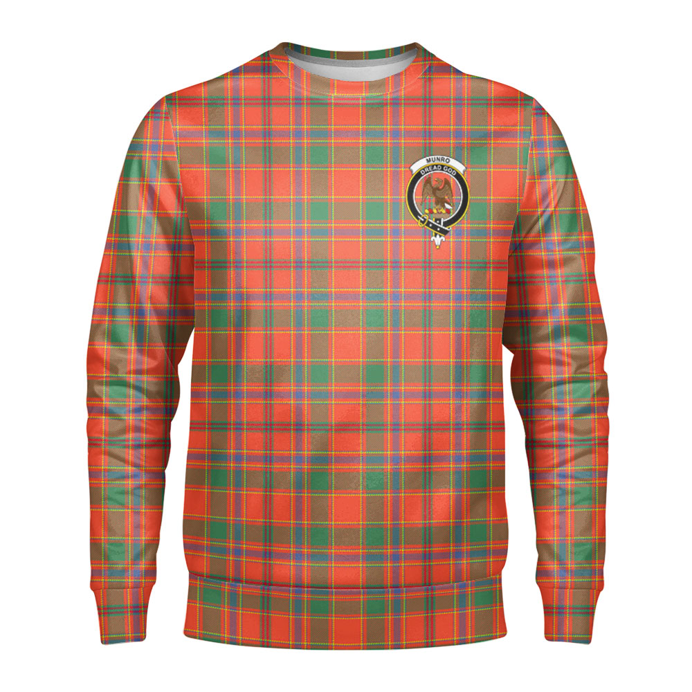 Munro Ancient Tartan Crest Sweatshirt
