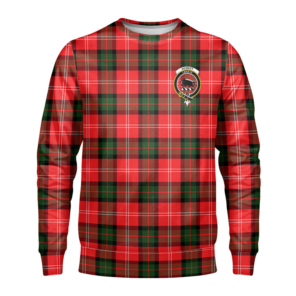 Nesbitt Modern Tartan Crest Sweatshirt