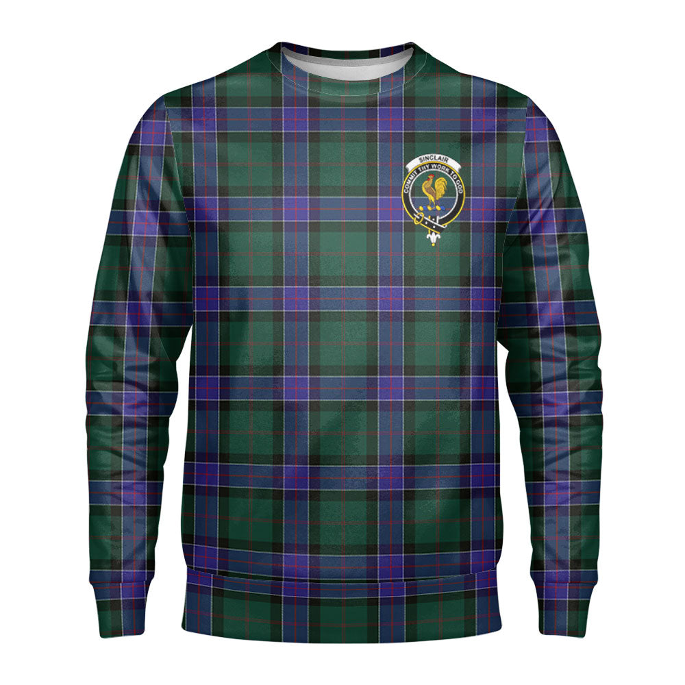 Sinclair Hunting Modern Tartan Crest Sweatshirt