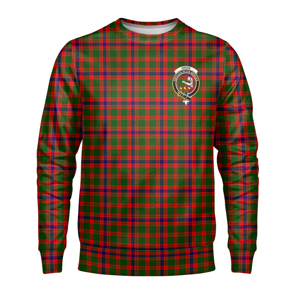 Skene Modern Tartan Crest Sweatshirt