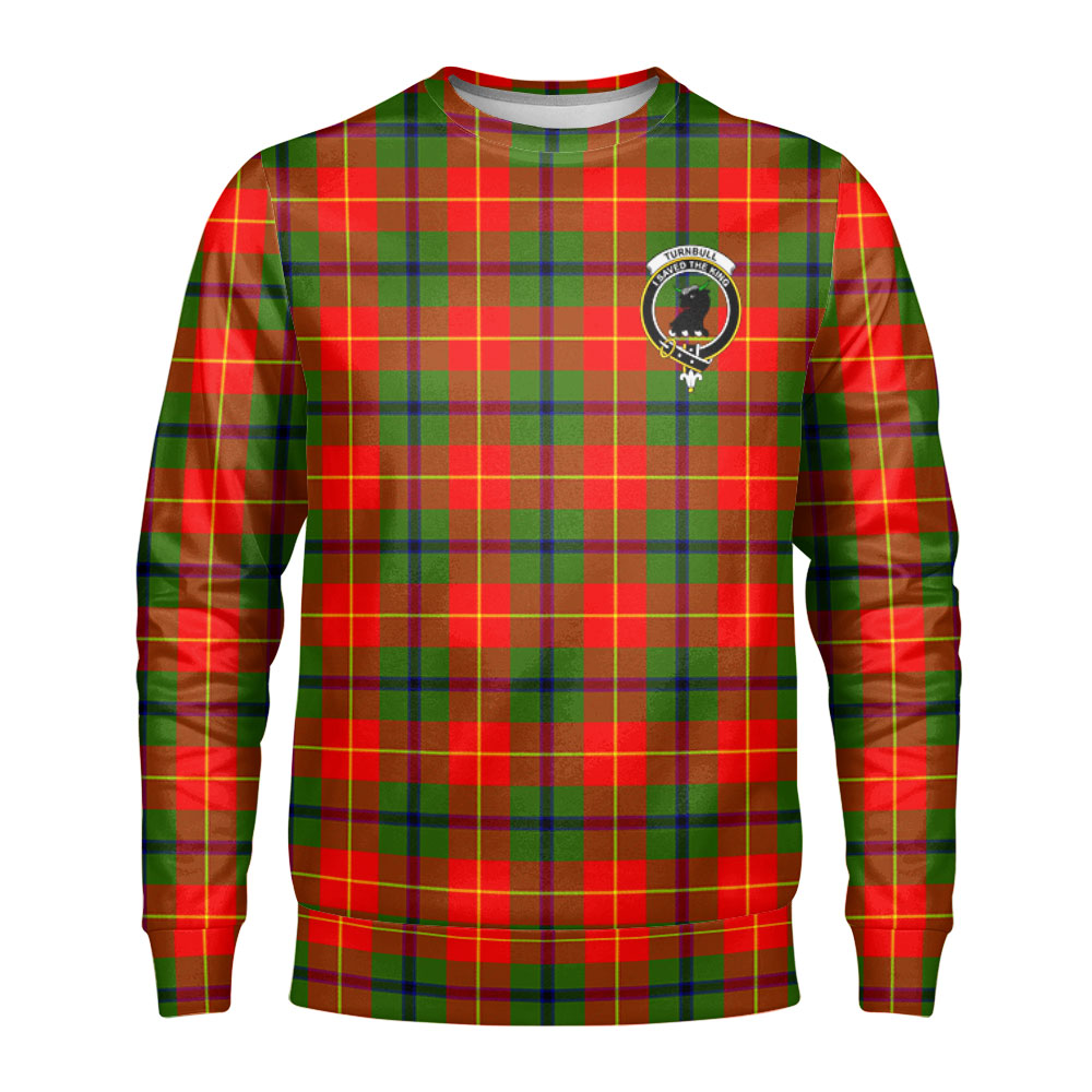 Turnbull Dress Tartan Crest Sweatshirt