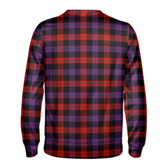 Broun Modern Tartan Crest Sweatshirt