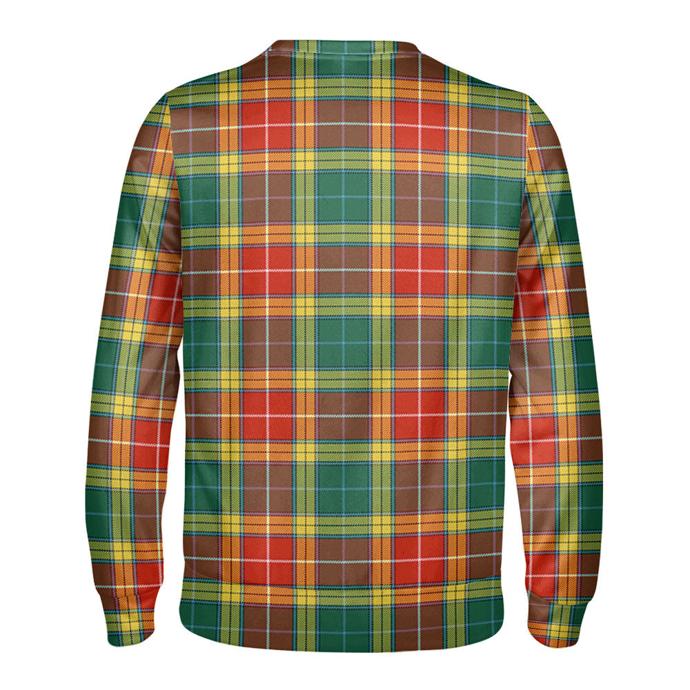 Buchanan Old Sett Tartan Crest Sweatshirt