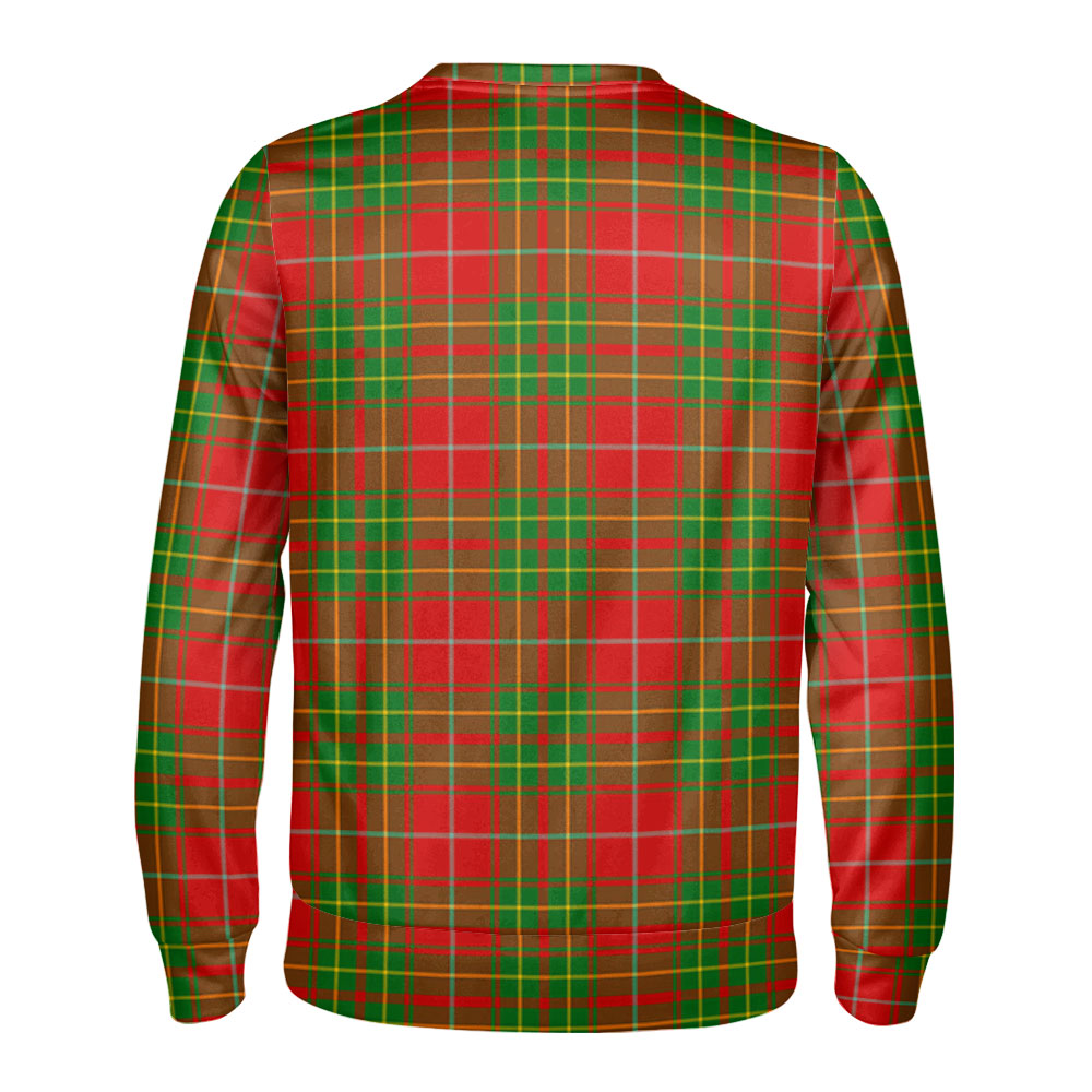 Burnett Ancient Tartan Crest Sweatshirt