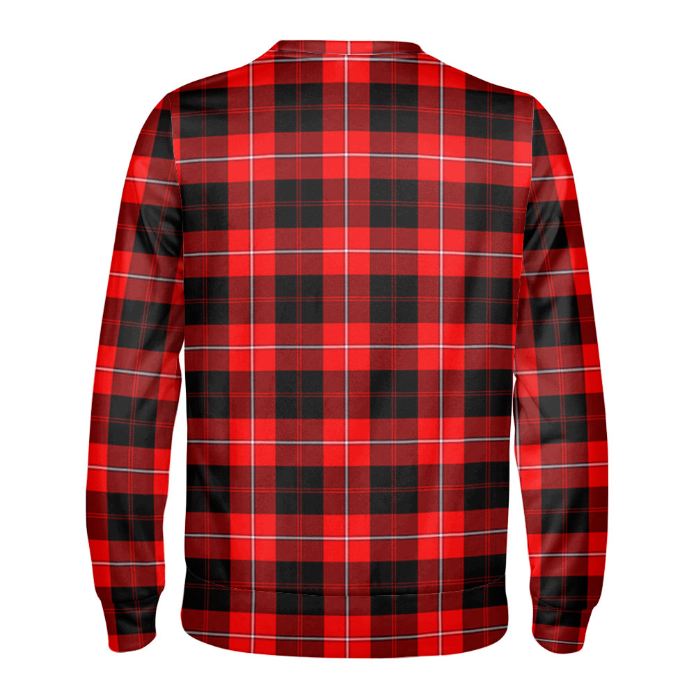 Cunningham Modern Tartan Crest Sweatshirt